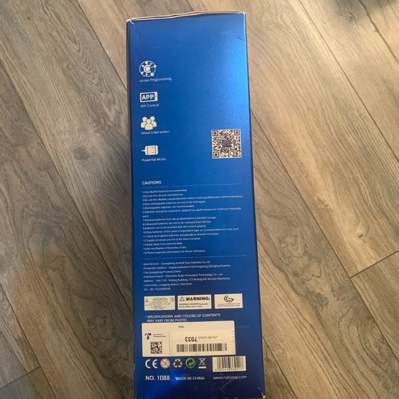 RUKO CARLE LARGE SMART APP PROGRAMMABLE VOICE APP ROBOT TOY GREEN & WHITE - Picture 7 of 7